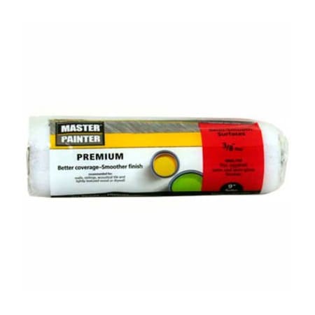 General Paint Master Painter 9" Premium Roller Cover, 3/8" Nap, Knit, Semi Smooth - 697993